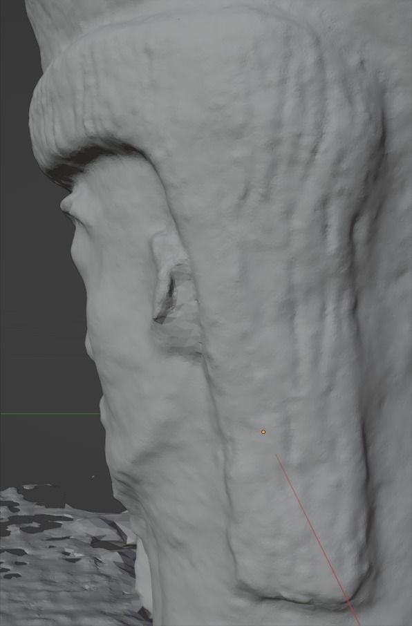 Unique Antic Vase with Faces Photo Scan 3D model_42