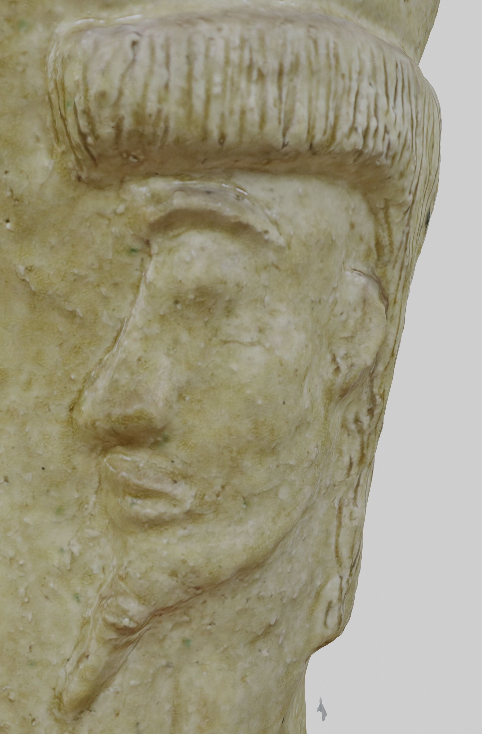 Unique Antic Vase with Faces Photo Scan 3D model_38