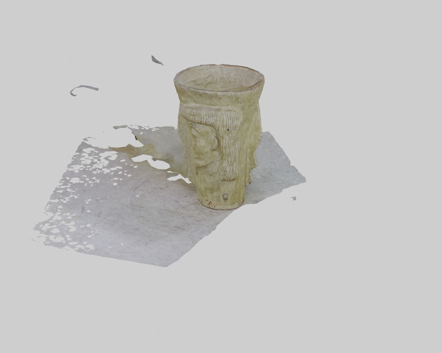Unique Antic Vase with Faces Photo Scan 3D model_54