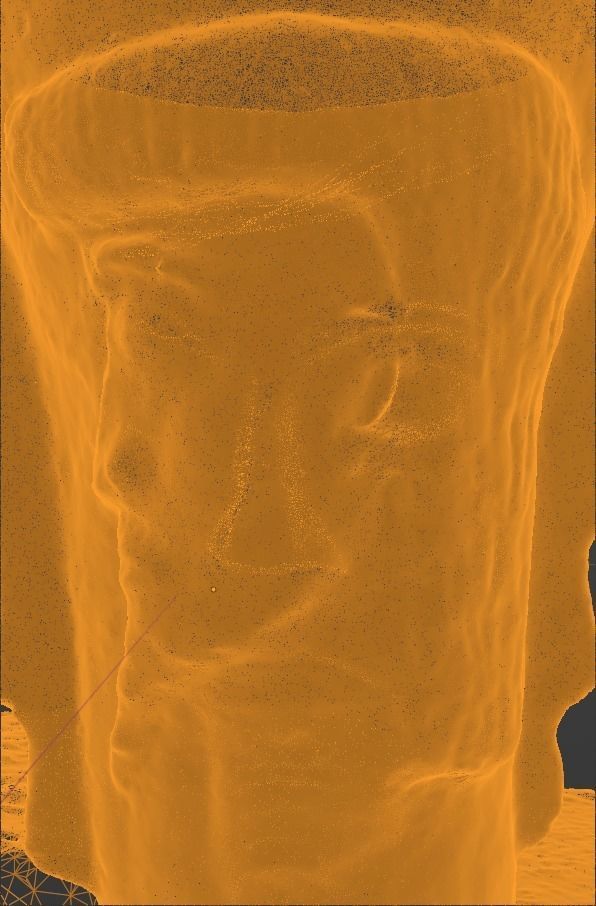 Unique Antic Vase with Faces Photo Scan 3D model_37