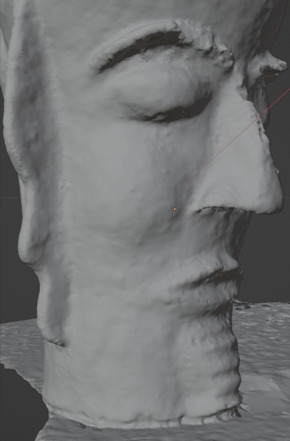 Unique Antic Vase with Faces Photo Scan 3D model_27