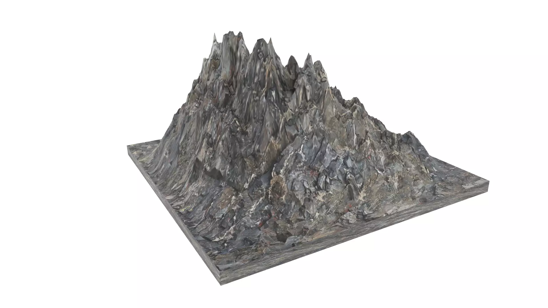 Mountain Low-poly 3D model