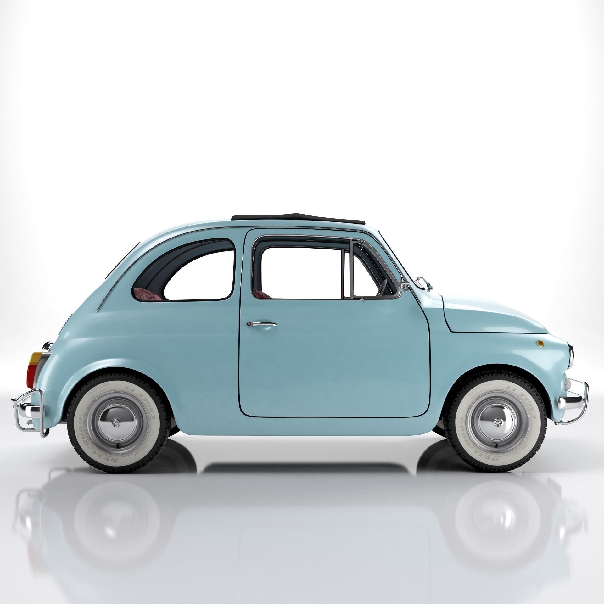 Fiat 500 1965 3D model_1
