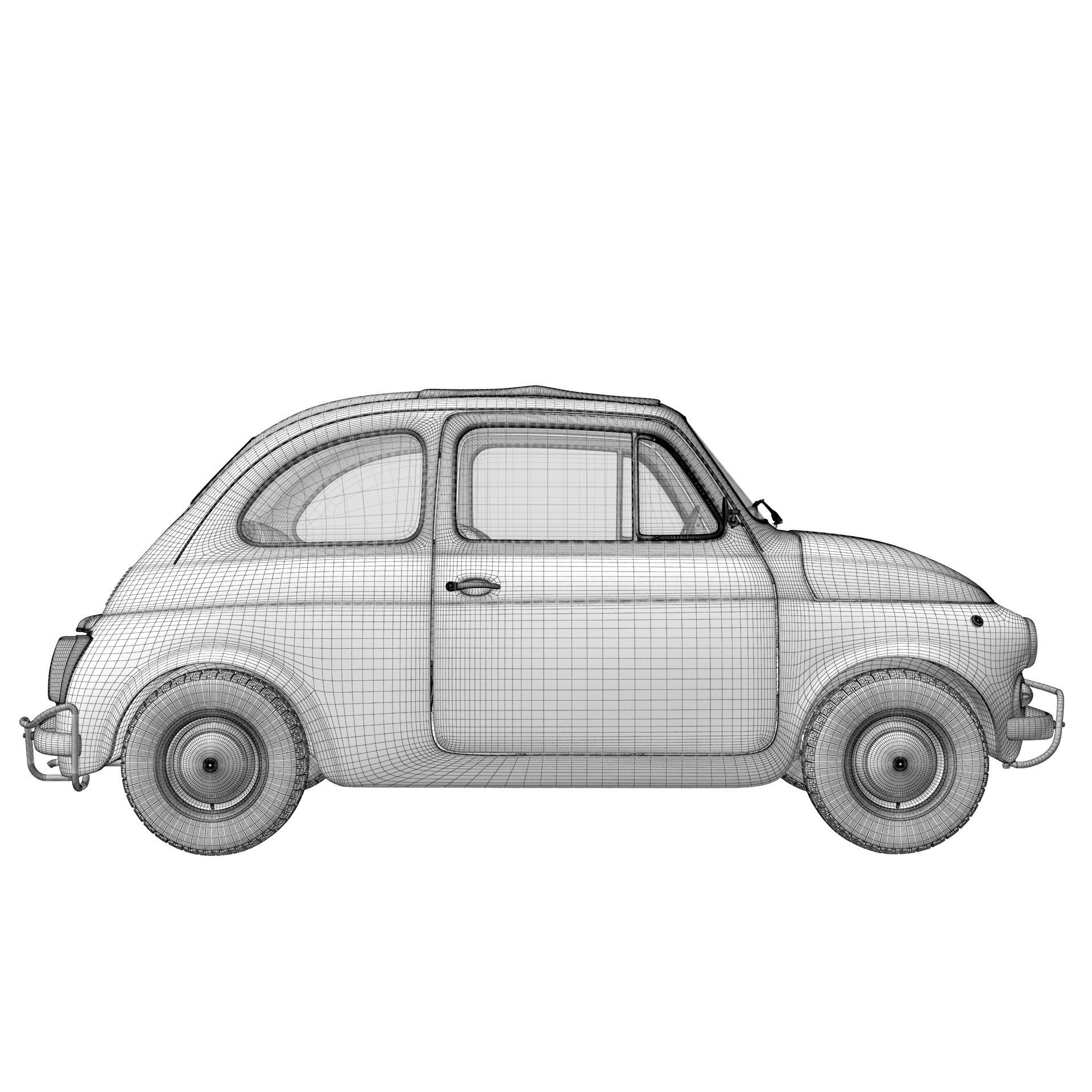 Fiat 500 1965 3D model_15