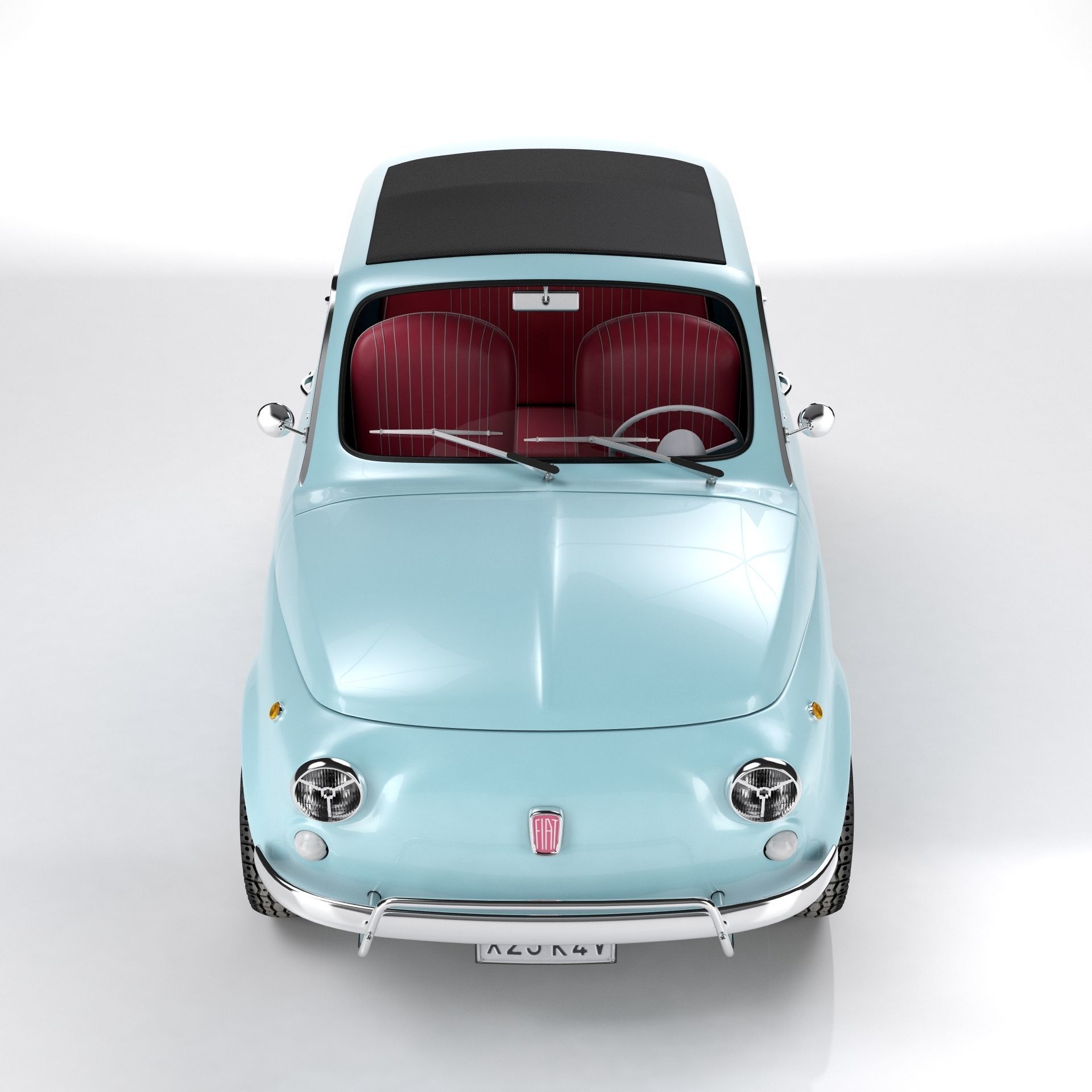 Fiat 500 1965 3D model_10