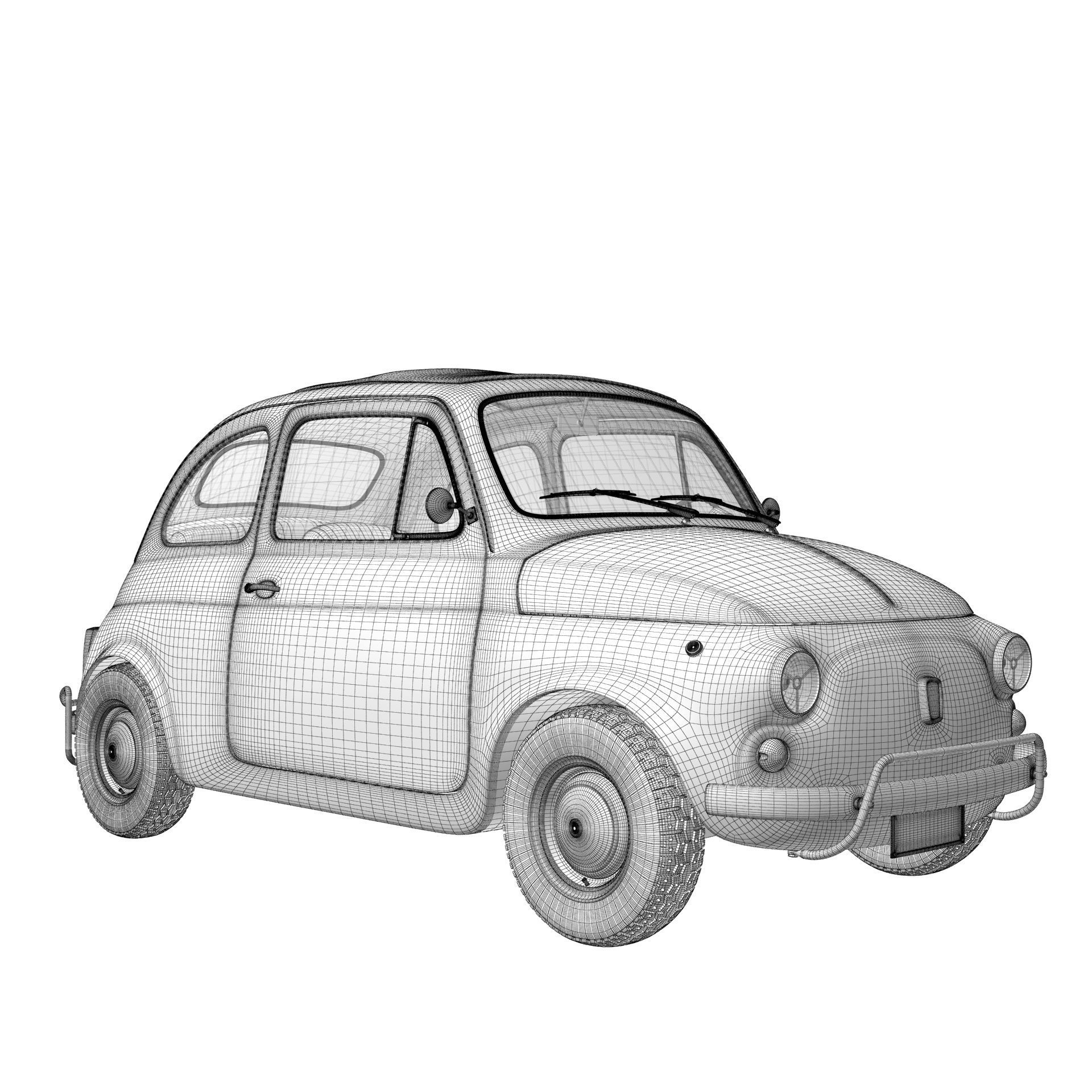 Fiat 500 1965 3D model_14