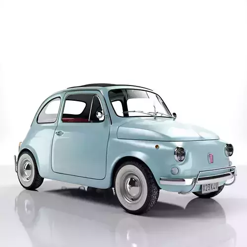 Fiat 500 1965 3D model