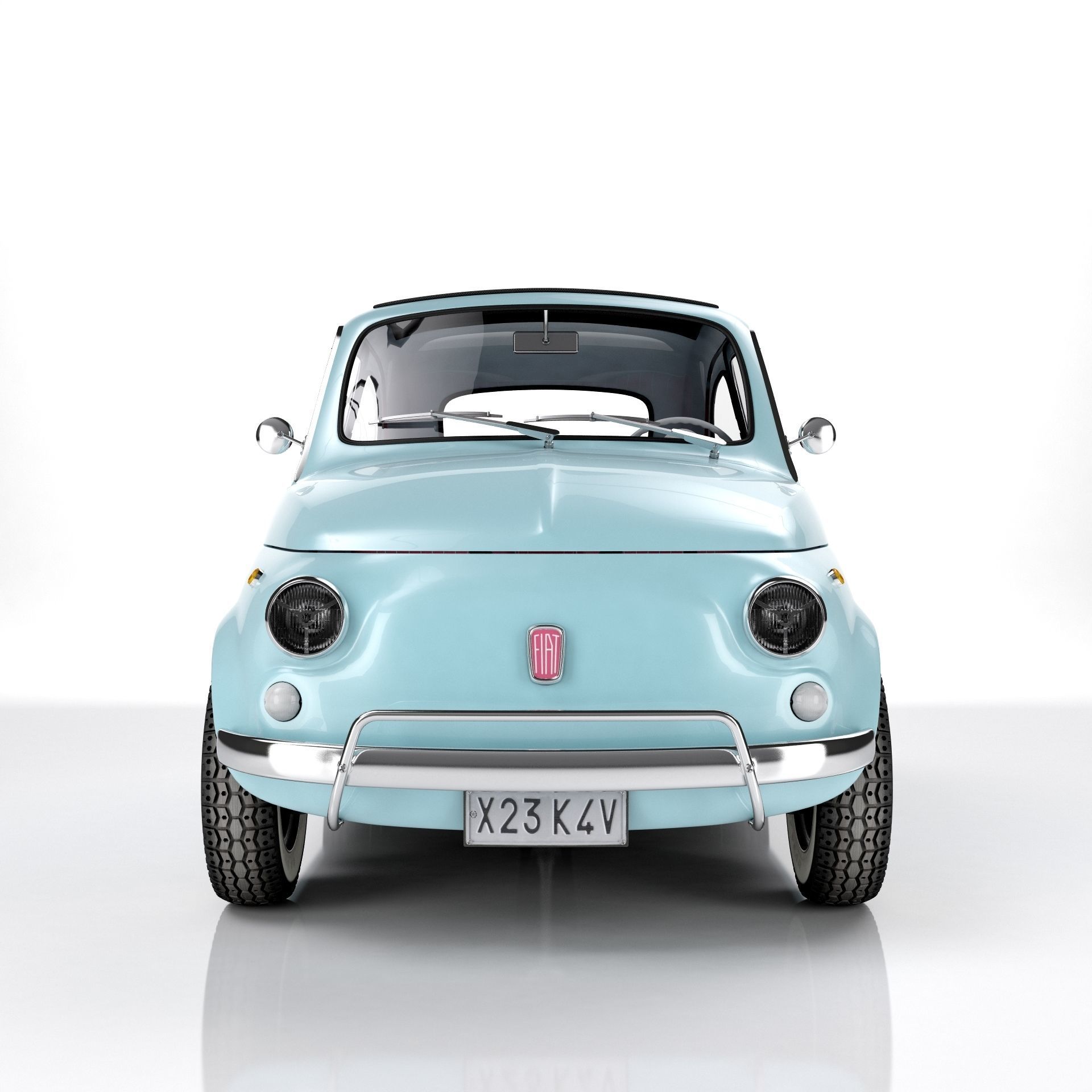 Fiat 500 1965 3D model_4
