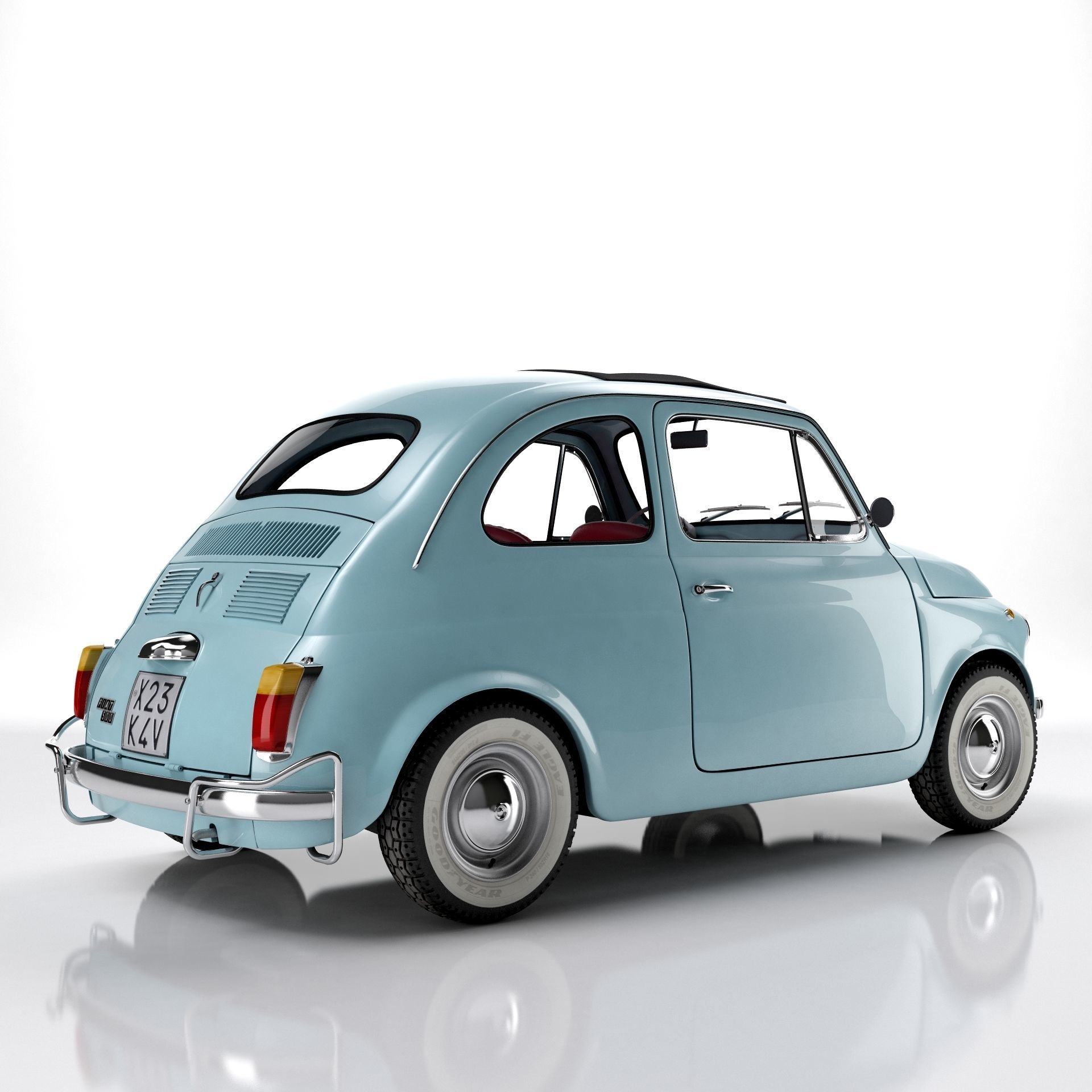 Fiat 500 1965 3D model_7