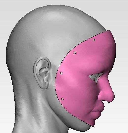 Mask v1 for 3d printing Free 3D print model_1