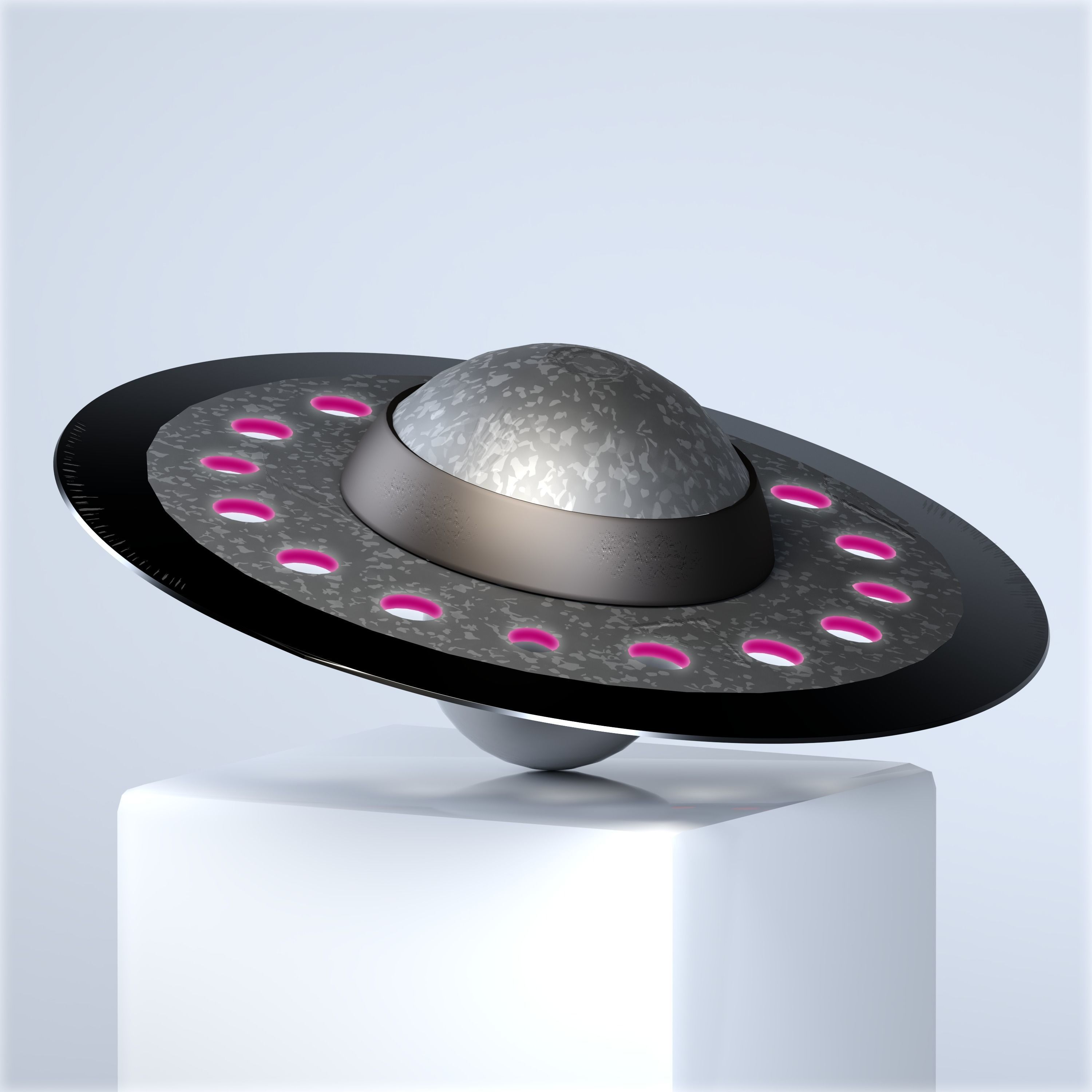 mortal kombat hat Low-poly 3D model_4