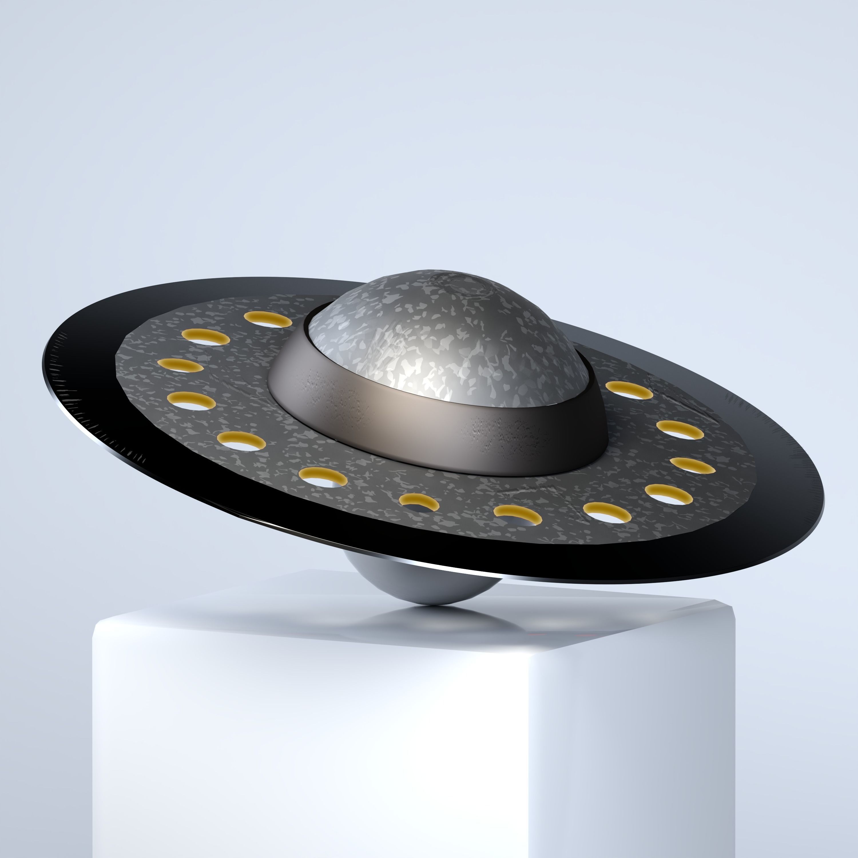 mortal kombat hat Low-poly 3D model_1