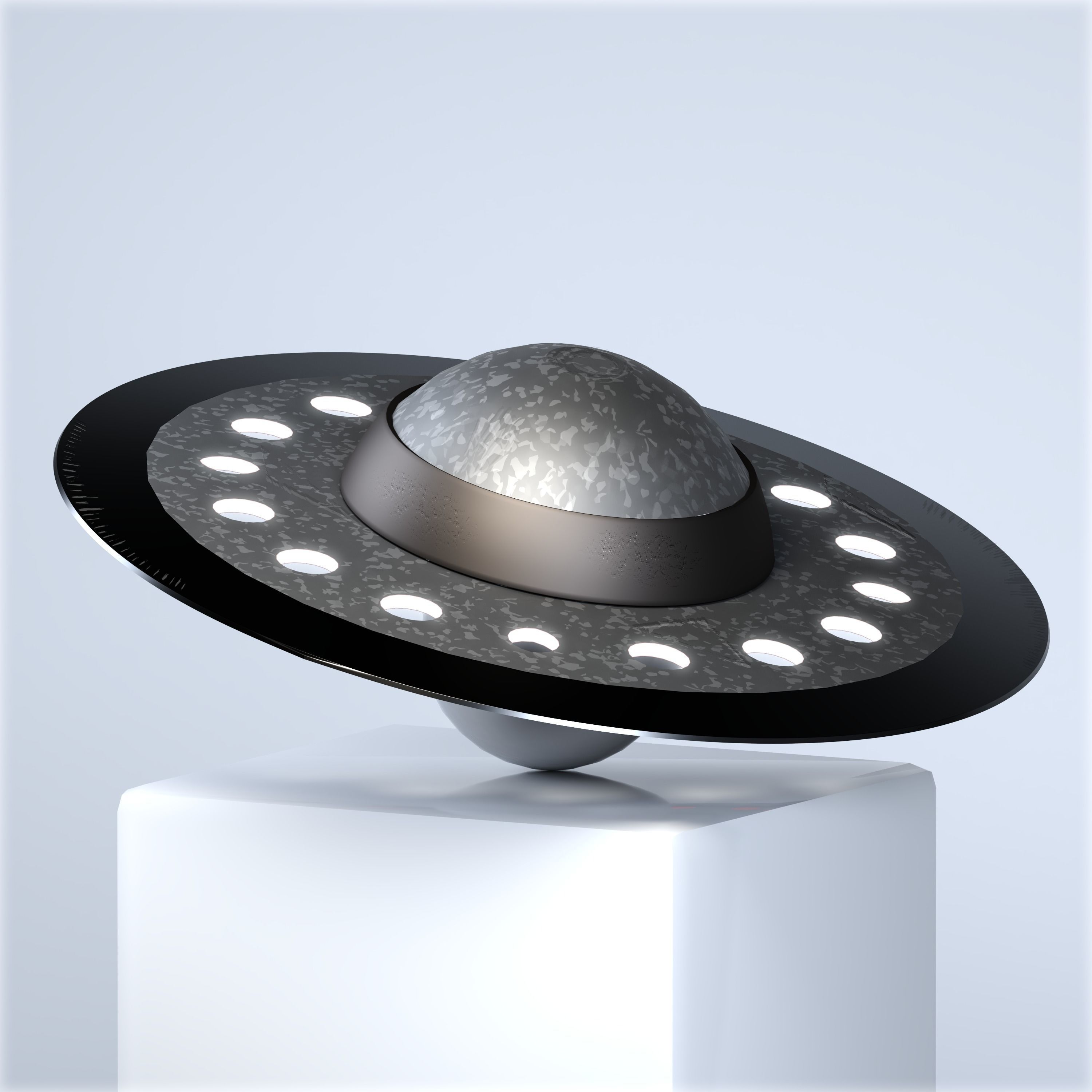 mortal kombat hat Low-poly 3D model_3