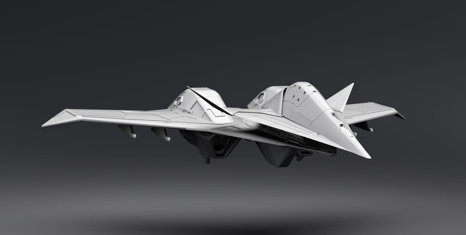 ADF Raven Scale model   3D print model_4