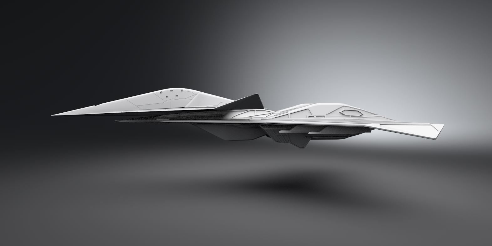 ADF Raven Scale model   3D print model_1