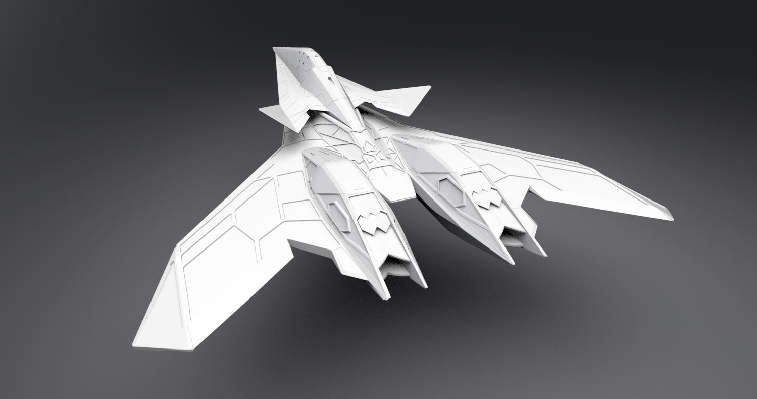 ADF Raven Scale model   3D print model_2