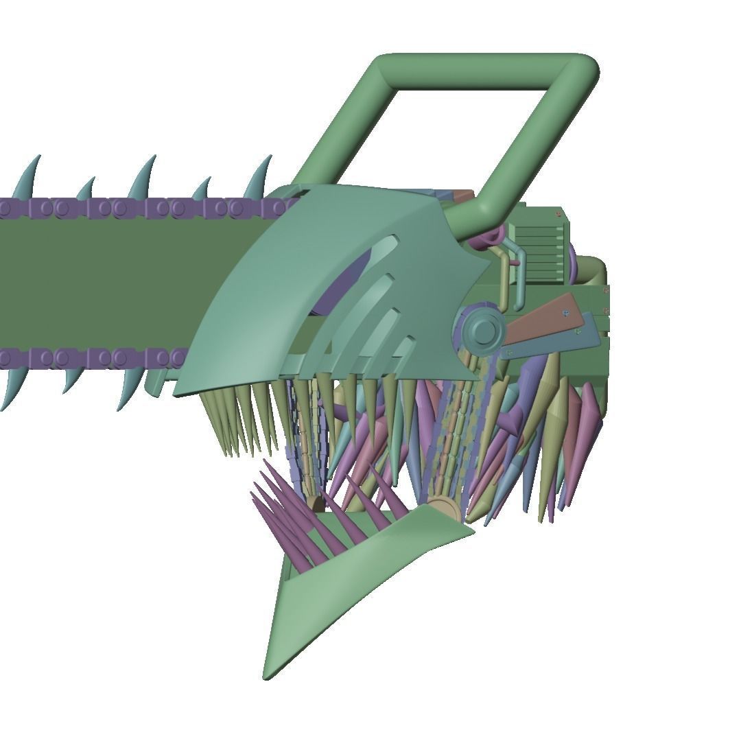 Chainsaw man helmet 3d printable model 3D print model_22