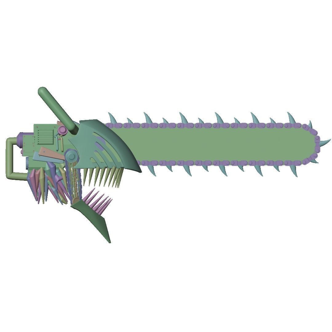 Chainsaw man helmet 3d printable model 3D print model_18