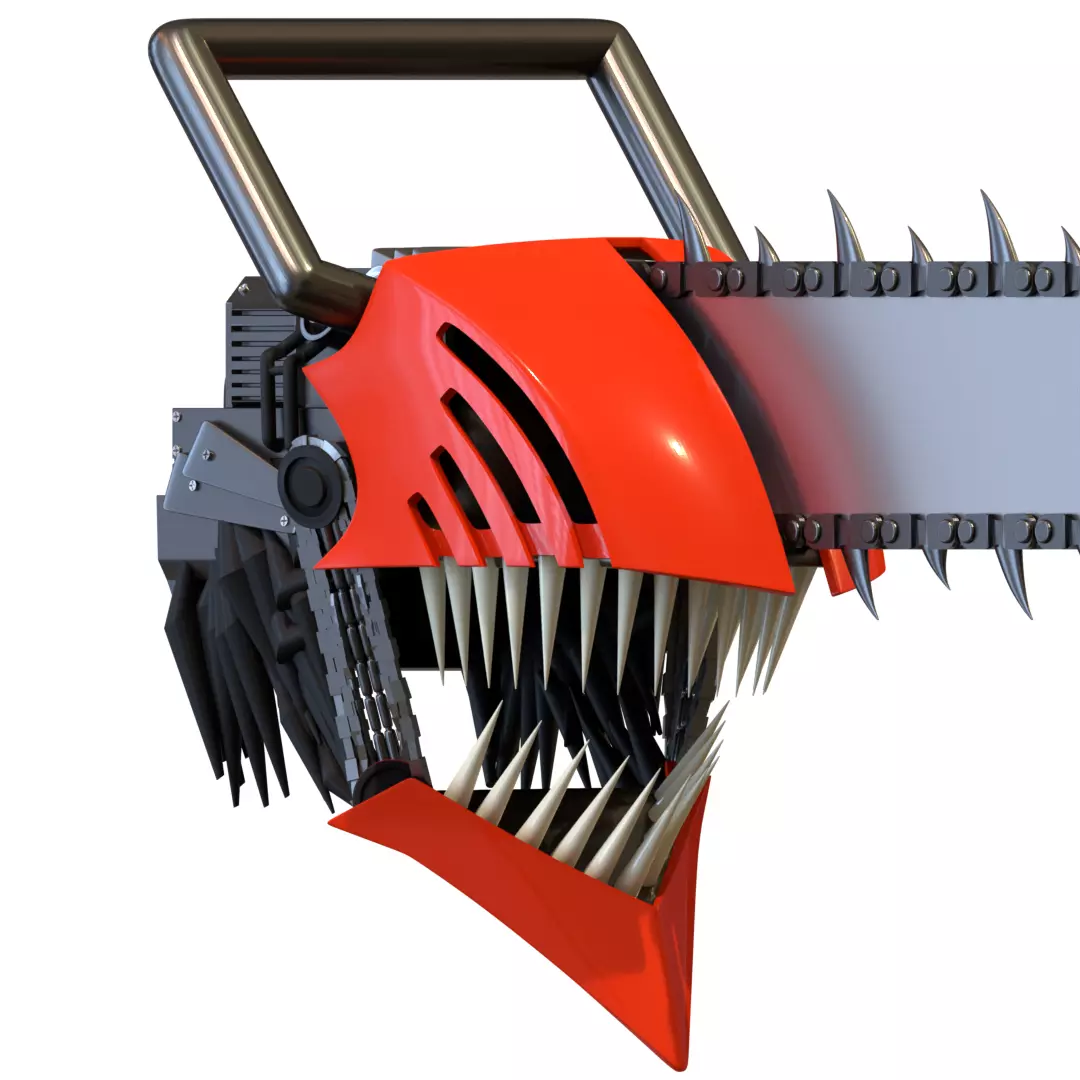 Chainsaw man helmet 3d printable model 3D print model_0