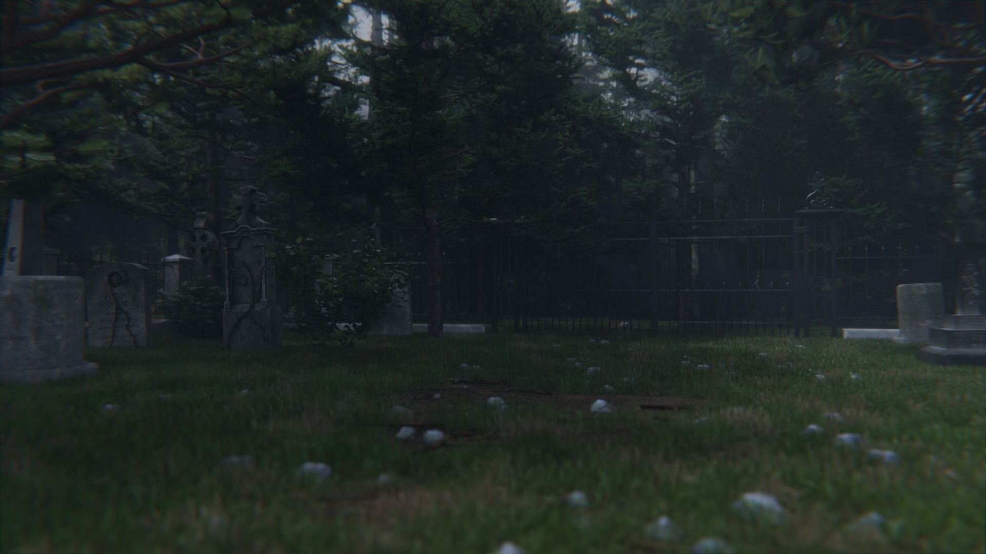 Low Poly Cemetery Prop Collection for Environment Design Low-poly 3D model_38