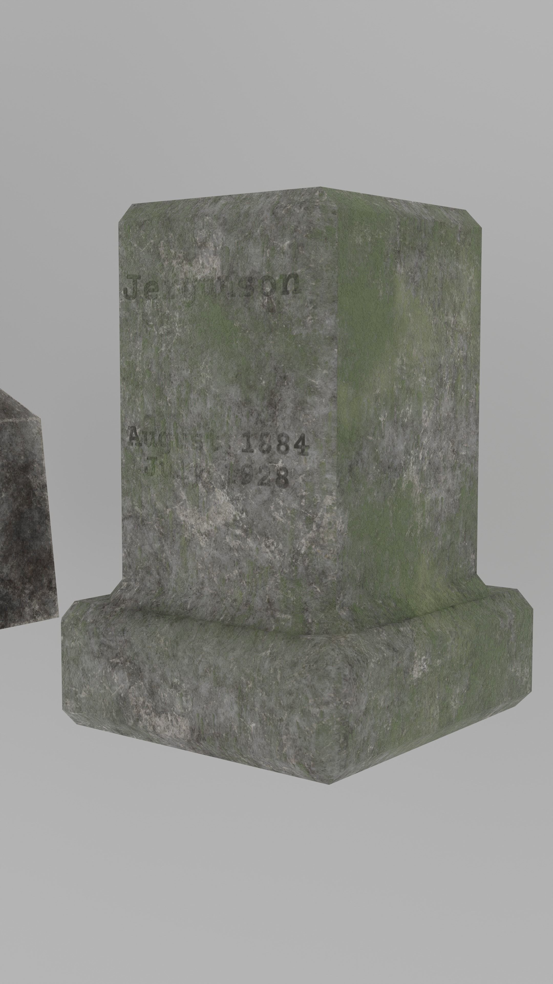 Low Poly Cemetery Prop Collection for Environment Design Low-poly 3D model_22