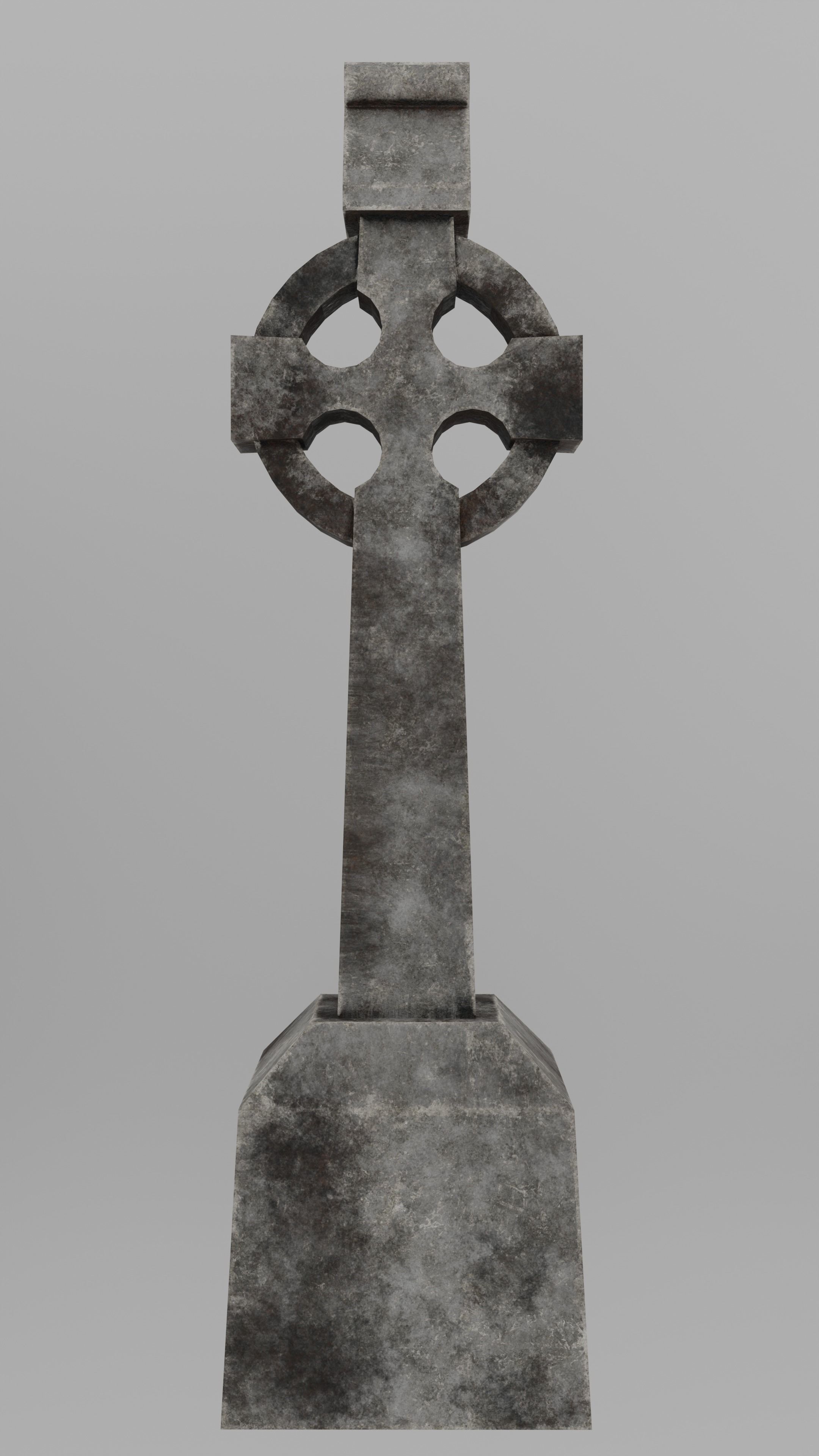 Low Poly Cemetery Prop Collection for Environment Design Low-poly 3D model_15