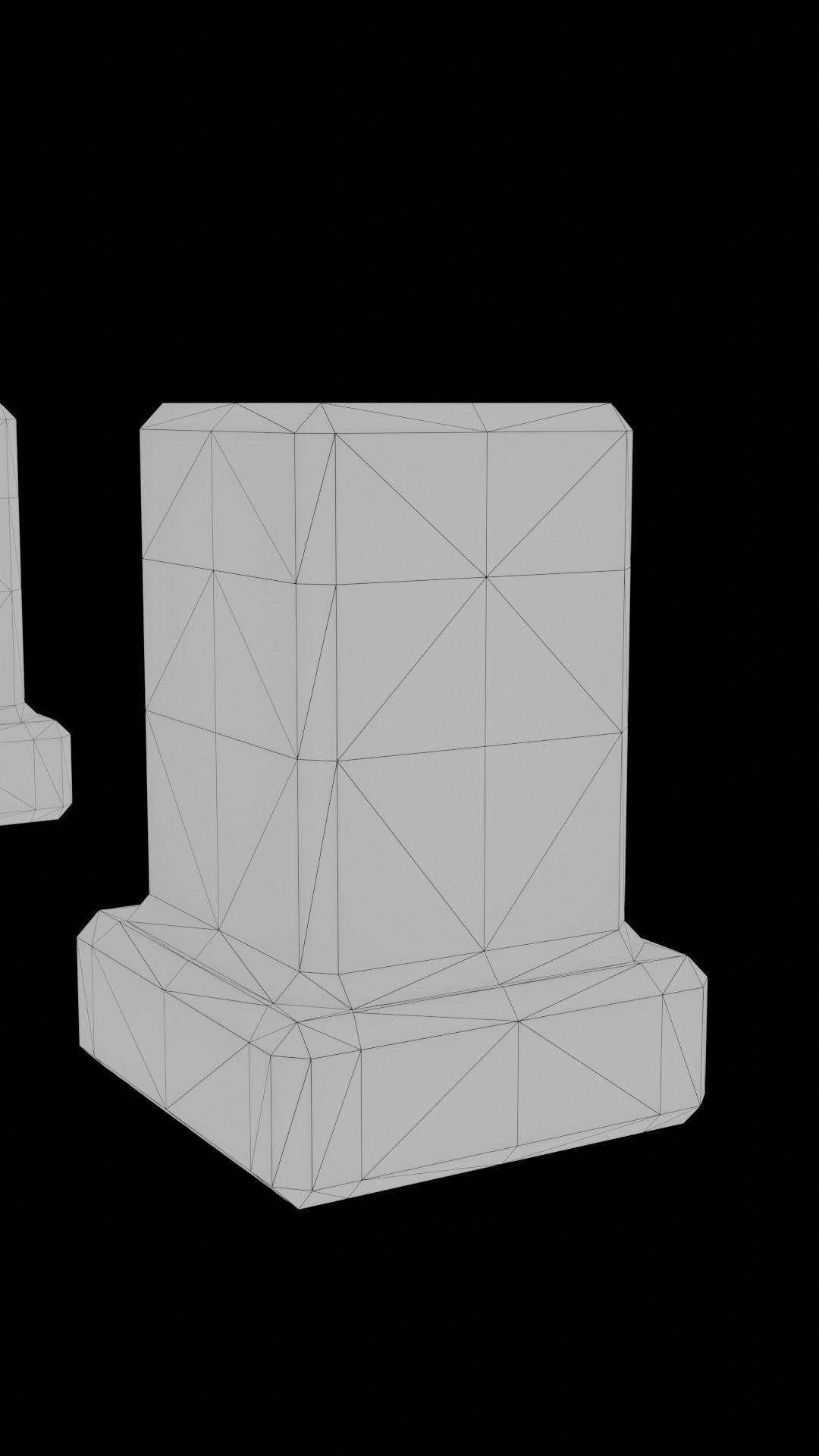 Low Poly Cemetery Prop Collection for Environment Design Low-poly 3D model_43