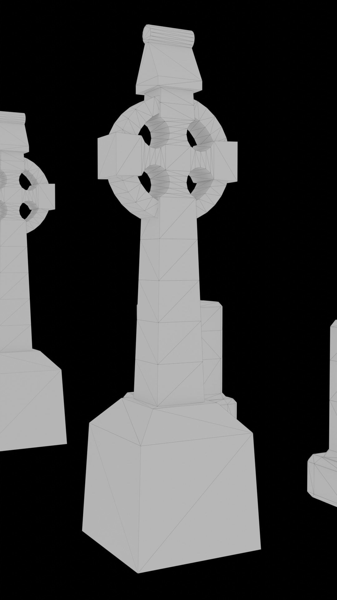 Low Poly Cemetery Prop Collection for Environment Design Low-poly 3D model_44
