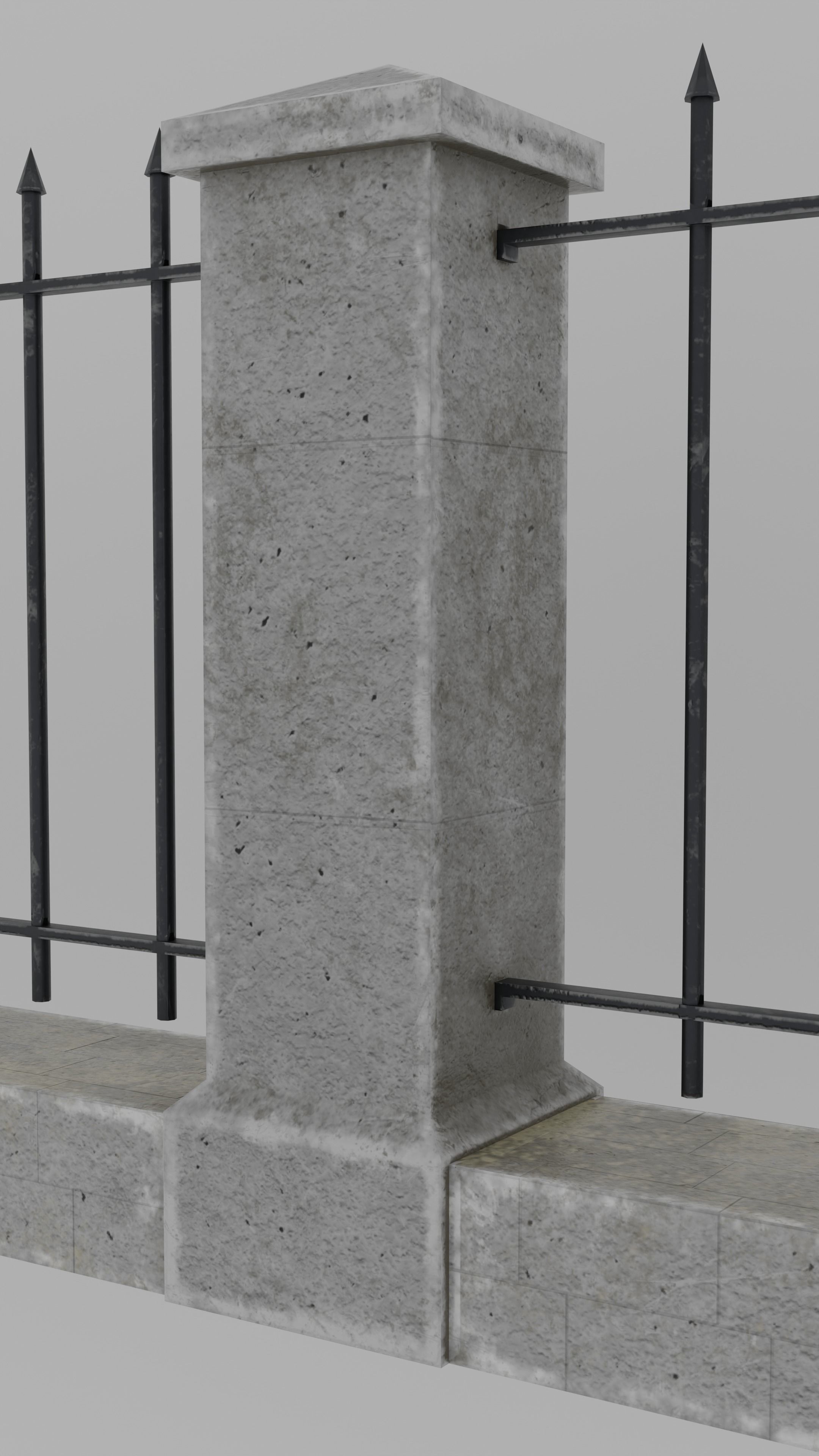 Low Poly Cemetery Prop Collection for Environment Design Low-poly 3D model_25