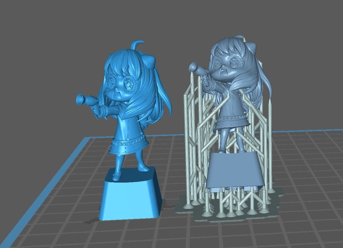 Keycap Anya family x spy  bear  tv 3D model_1