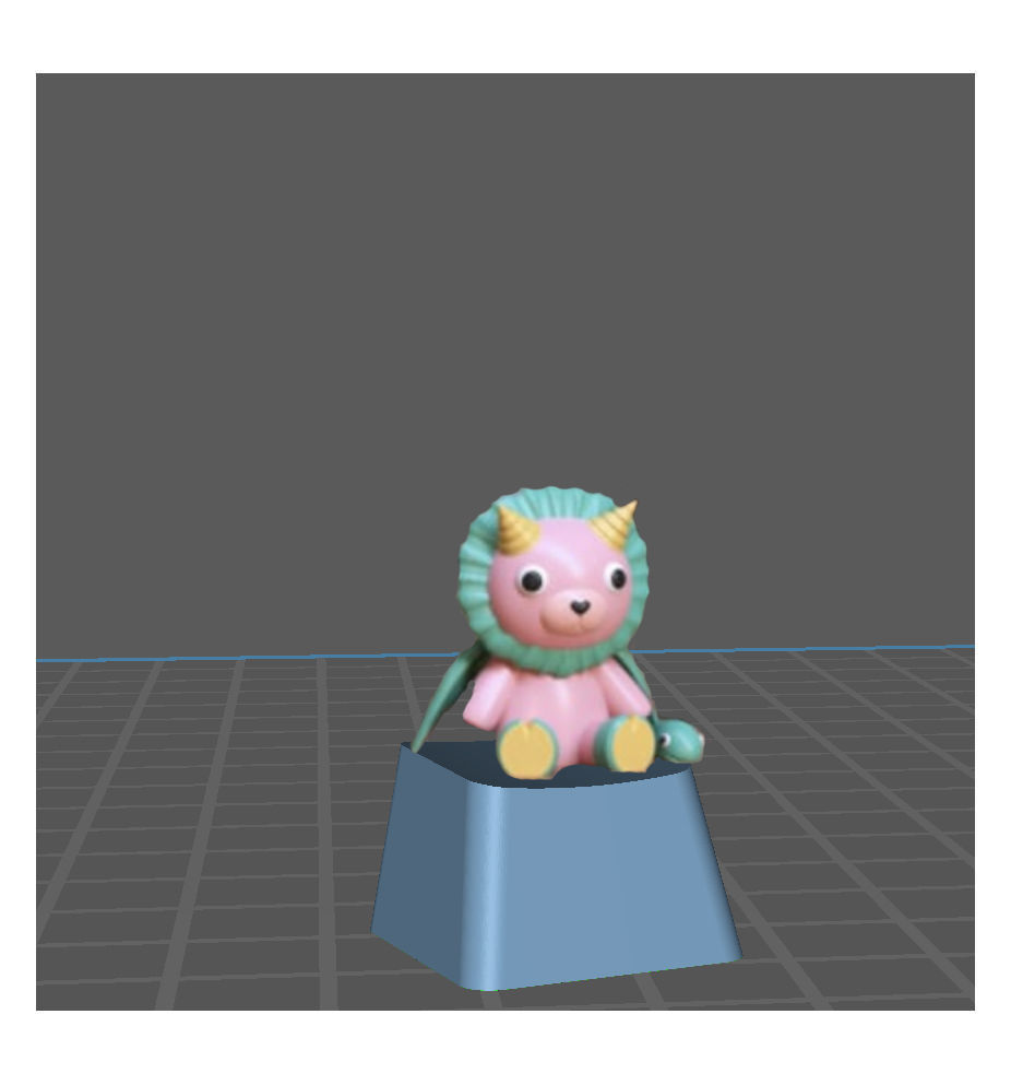 Keycap Anya family x spy  bear  tv 3D model_2