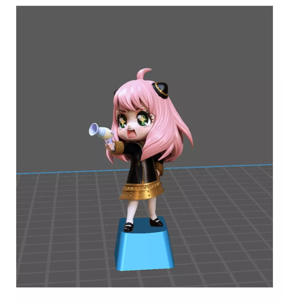 Keycap Anya family x spy  bear  tv 3D model_0