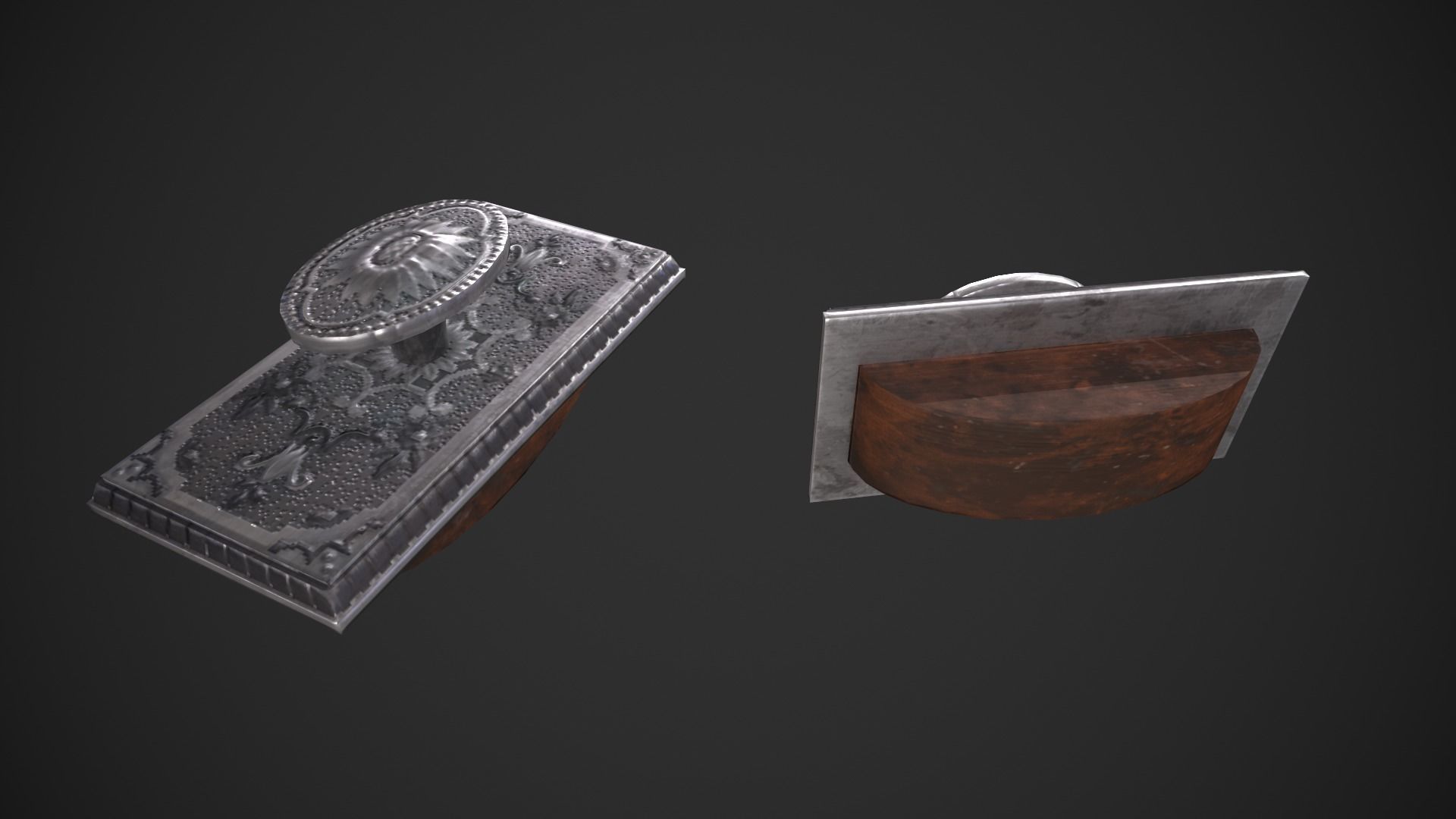 Various Stationery Low-poly 3D model_11