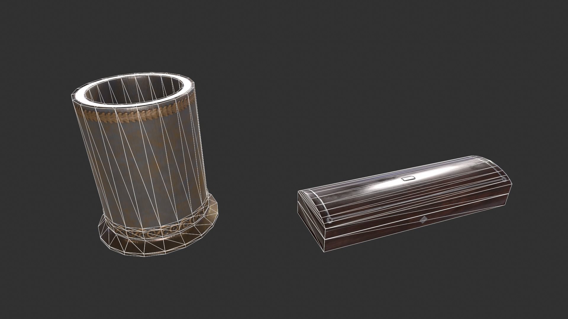 Various Stationery Low-poly 3D model_6