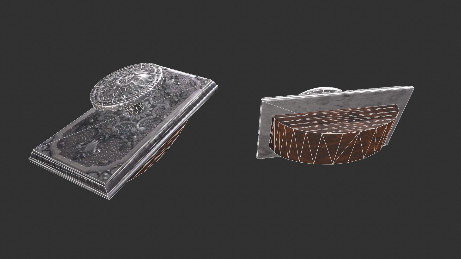 Various Stationery Low-poly 3D model_12