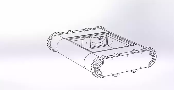 Printable Tank robot controlling arduino and raspberry pi  3D print model