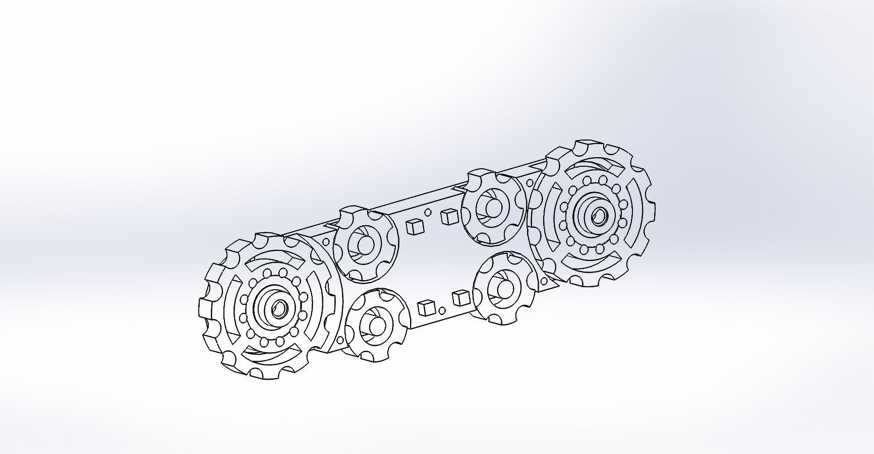 Printable Tank robot controlling arduino and raspberry pi  3D print model_4