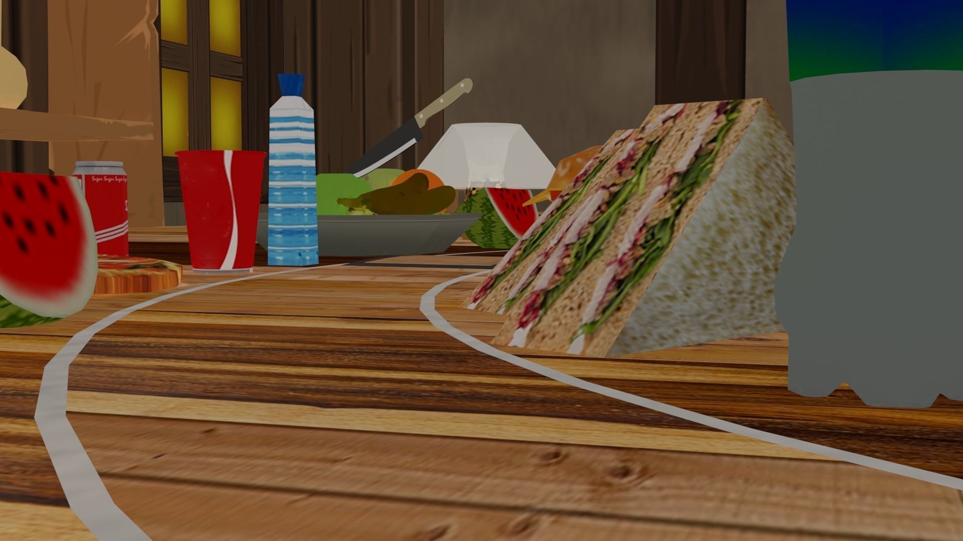 Printable Tabletop Racing Track 3D Model 2025 Low-poly 3D model_28