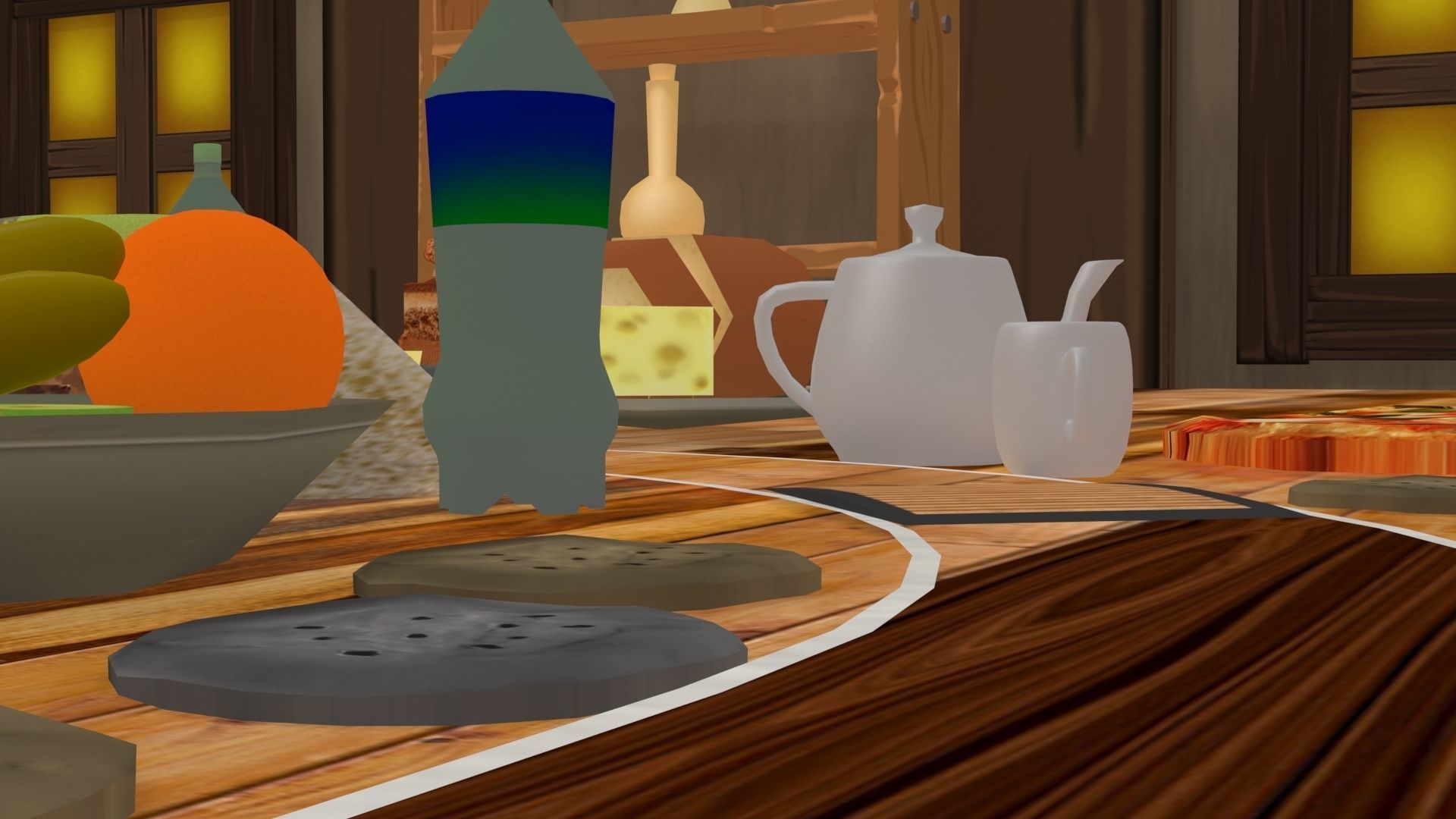 Printable Tabletop Racing Track 3D Model 2025 Low-poly 3D model_13