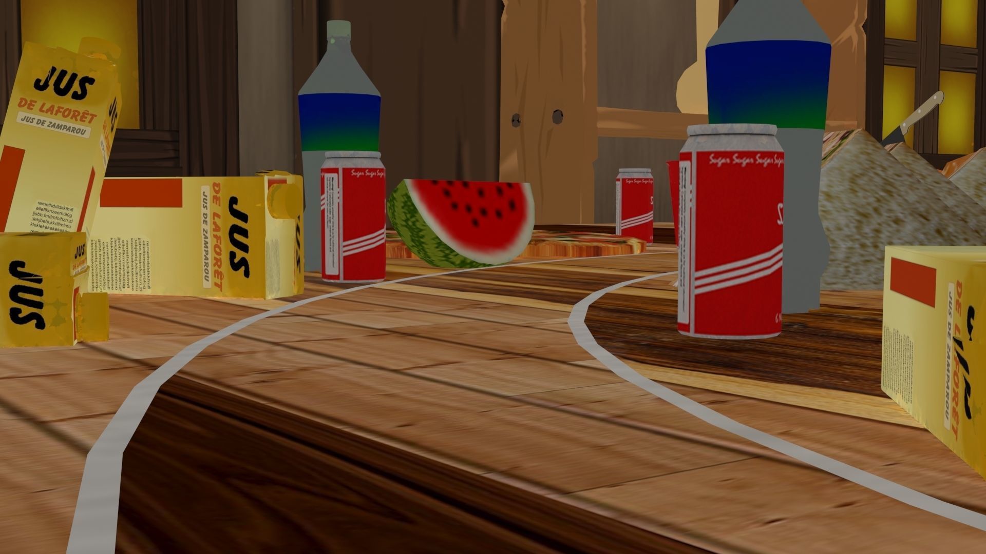 Printable Tabletop Racing Track 3D Model 2025 Low-poly 3D model_26