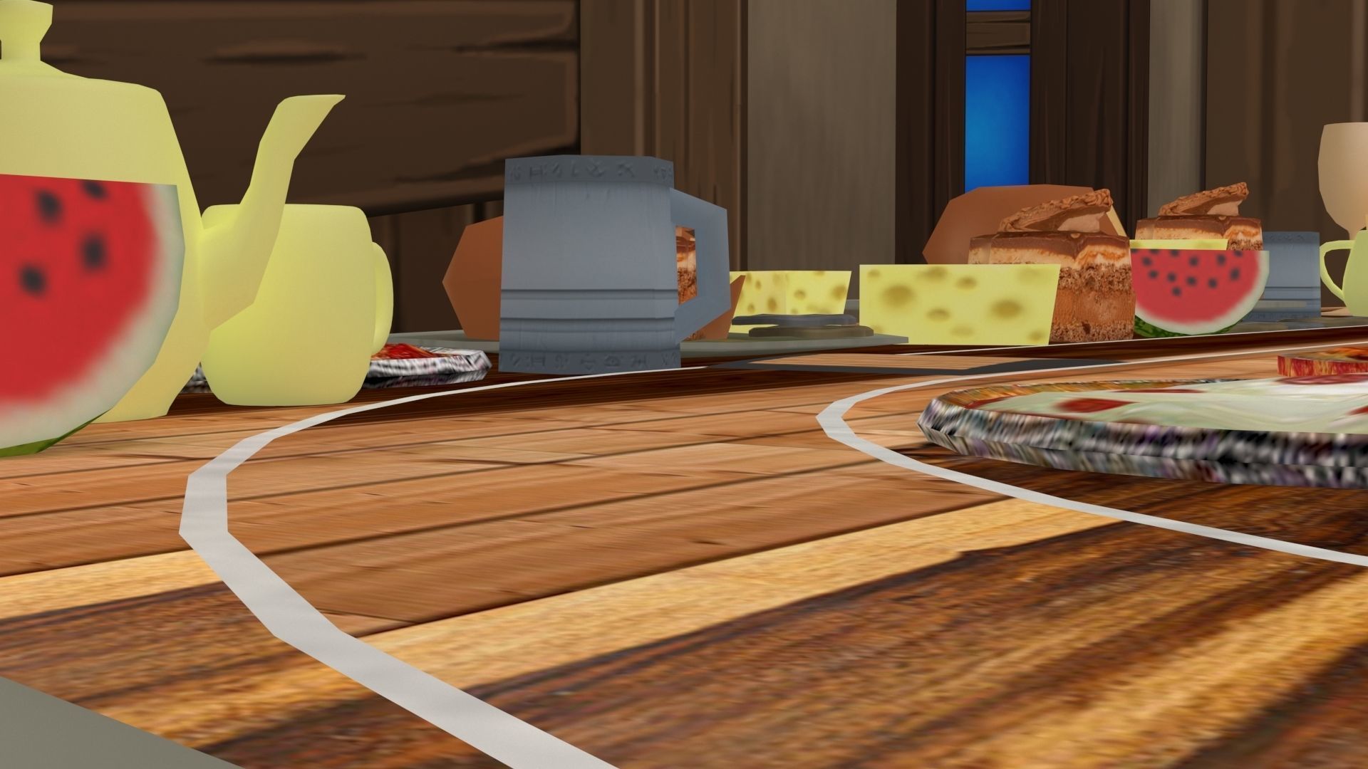 Printable Tabletop Racing Track 3D Model 2025 Low-poly 3D model_23