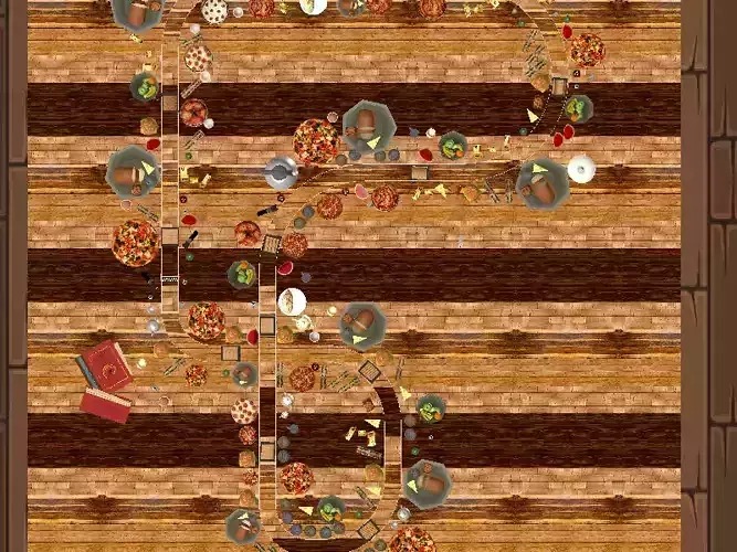 Printable Tabletop Racing Track 3D Model 2025