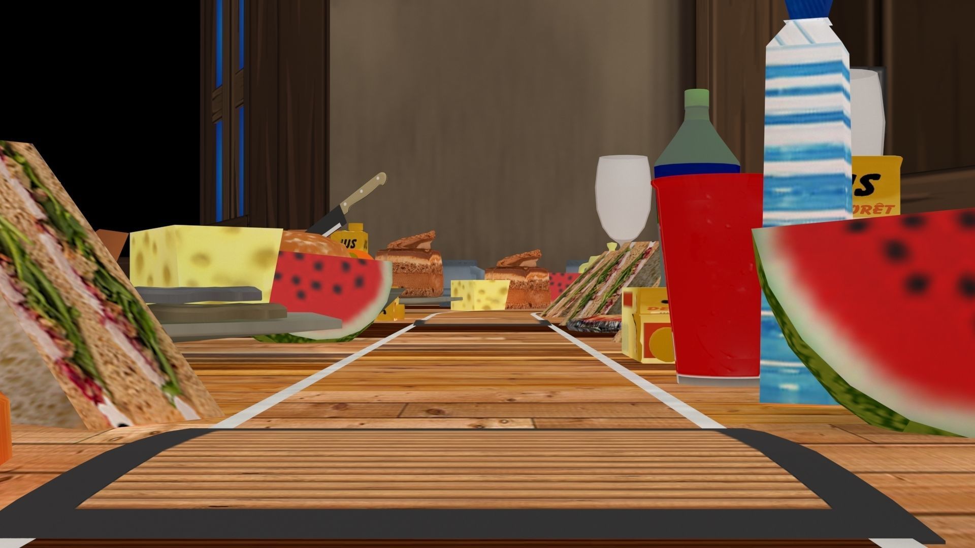 Printable Tabletop Racing Track 3D Model 2025 Low-poly 3D model_22