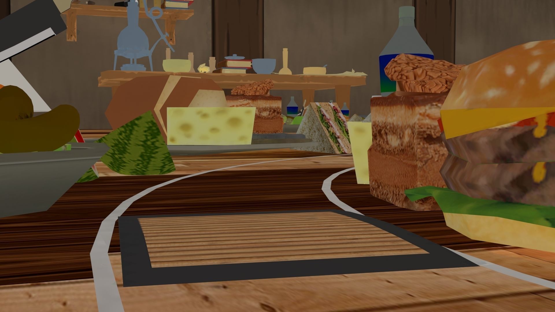 Printable Tabletop Racing Track 3D Model 2025 Low-poly 3D model_29