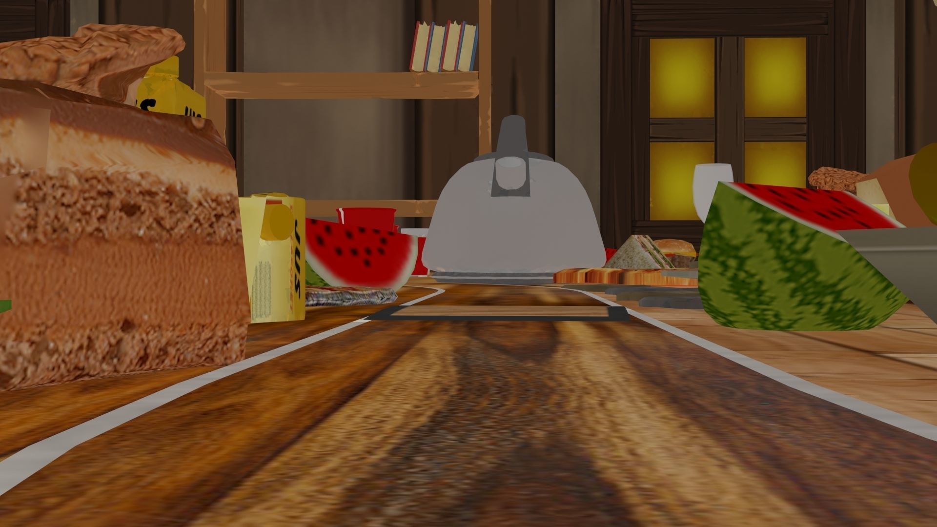 Printable Tabletop Racing Track 3D Model 2025 Low-poly 3D model_31