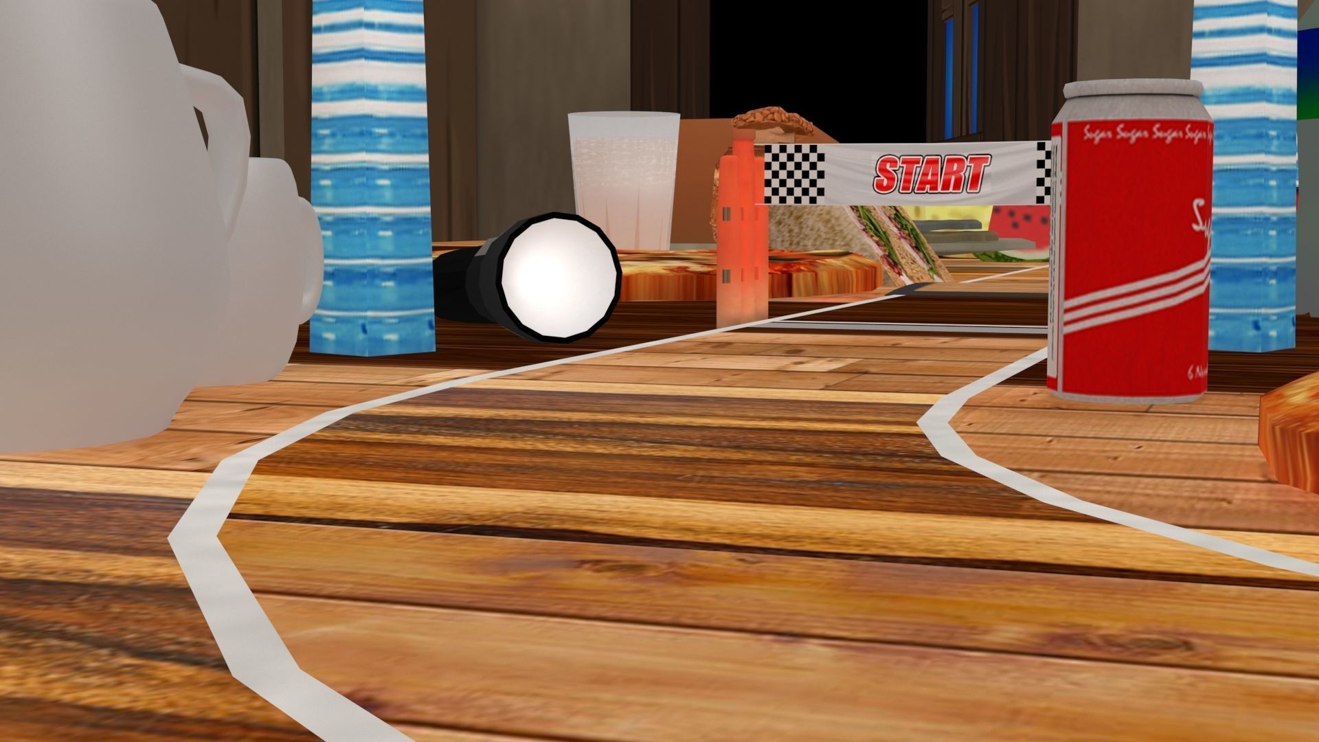 Printable Tabletop Racing Track 3D Model 2025 Low-poly 3D model_20
