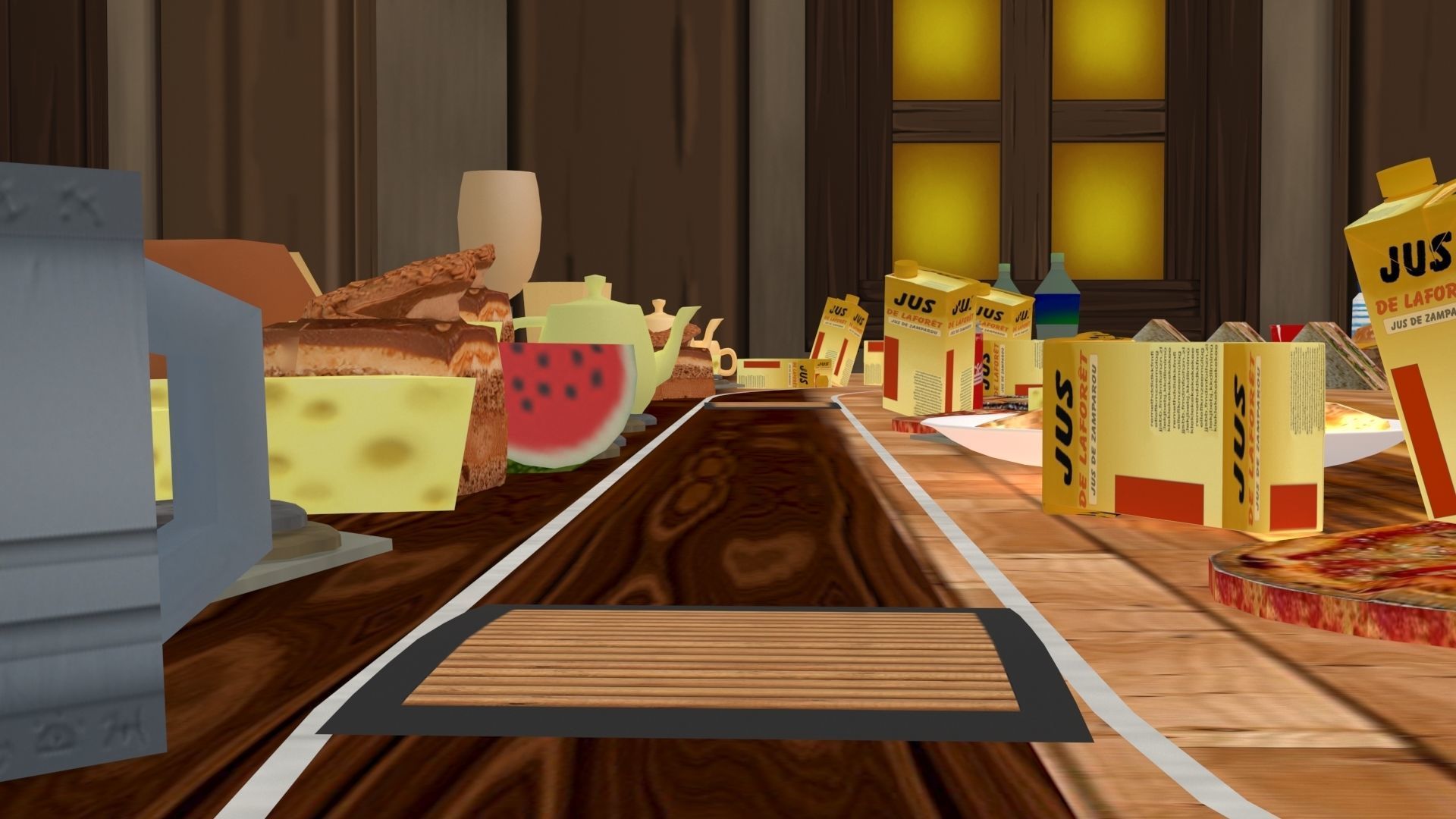 Printable Tabletop Racing Track 3D Model 2025 Low-poly 3D model_24