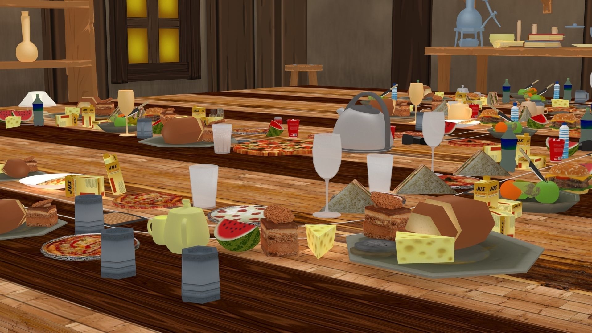 Printable Tabletop Racing Track 3D Model 2025 Low-poly 3D model_25