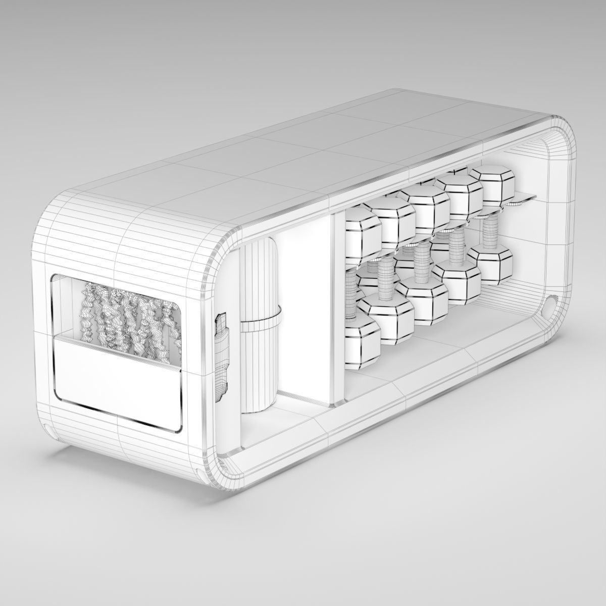 Technogym Skill Bench 3D model_4
