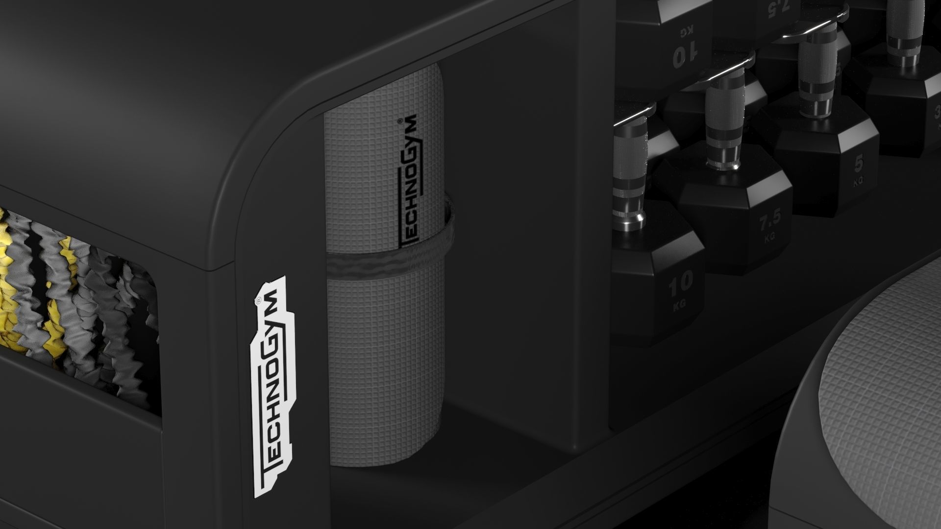 Technogym Skill Bench 3D model_10